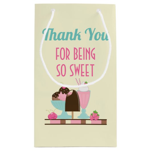 Bedankt dat je zo lief bent klein cadeauzakje (Achterkant)