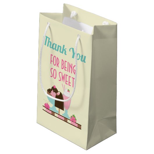 Bedankt dat je zo lief bent klein cadeauzakje (Achterkant Gekanteld)