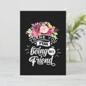 Bedankt dat jullie mijn vrienden zijn kaart (Staand voorkant)