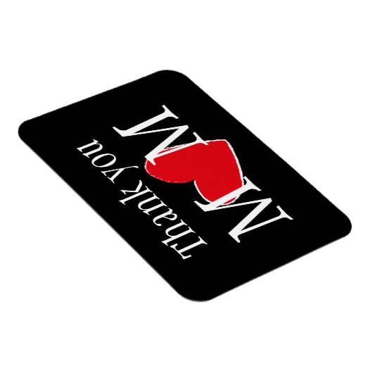 Bedankt dat mama Gepersonaliseerd Magneet (Rechterzijde)