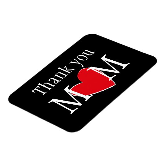 Bedankt dat mama Gepersonaliseerd Magneet (Linkerzijde)