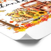 Bedankt dat Pumpkin, zonder dank, zijn Herfst Y Poster (Hoek)
