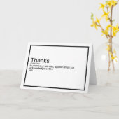 Bedankt Definition Kaart (Gele Bloem)