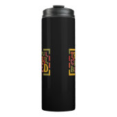 Bedankt die dankbaar, dankbaar, gezegend ontwerp g thermosbeker (Voorkant)