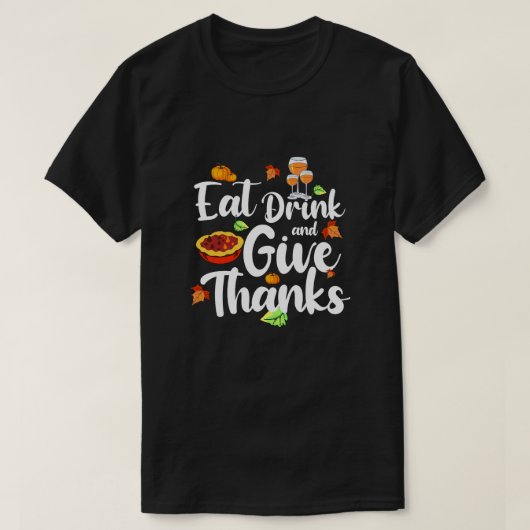 Bedankt die een dag premium vectorontwerp geven t-shirt (Design voorkant)