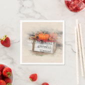 Bedankt die een jaarboekstapel geven servet (Insitu)