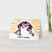 Bedankt die met een wasstrook rondlopen personalis kaart (Voorkant)