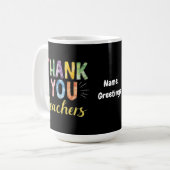 Bedankt Docenten & Studenten Afstuderen Gift Koffiemok (Voorkant links)