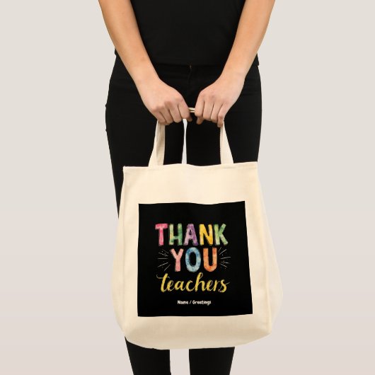 Bedankt Docenten & Studenten Afstuderen Gift Tote Bag (Voorkant (product))