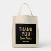 Bedankt Docenten & Studenten Afstuderen Gift Tote Bag (Achterkant)