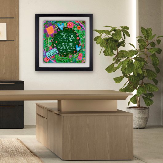 Bedankt Docenten Waardering Inspirativiteit Poster