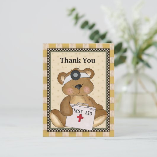 Bedankt Doctor Beer briefkaart (Staand voorkant)