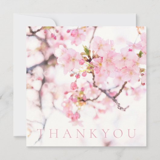 BEDANKT DOOR JULLIE KAART : CHERRY BLOSSOM BRANCH (Voorkant)