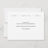  bedankt, dubbelzijdig bedankkaart (Achterkant)
