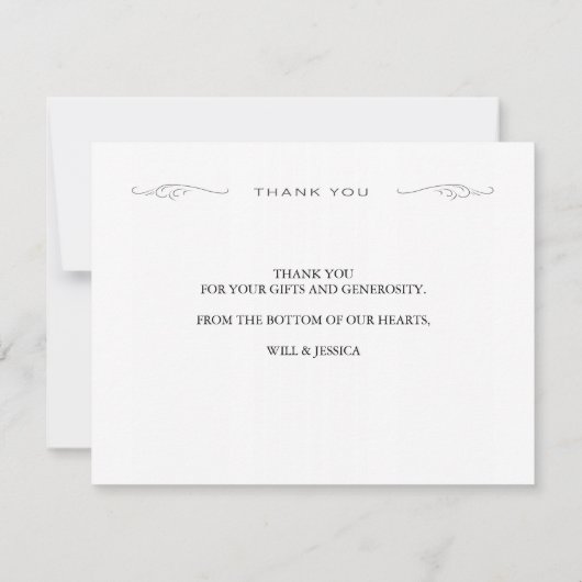  bedankt, dubbelzijdig bedankkaart (Achterkant)