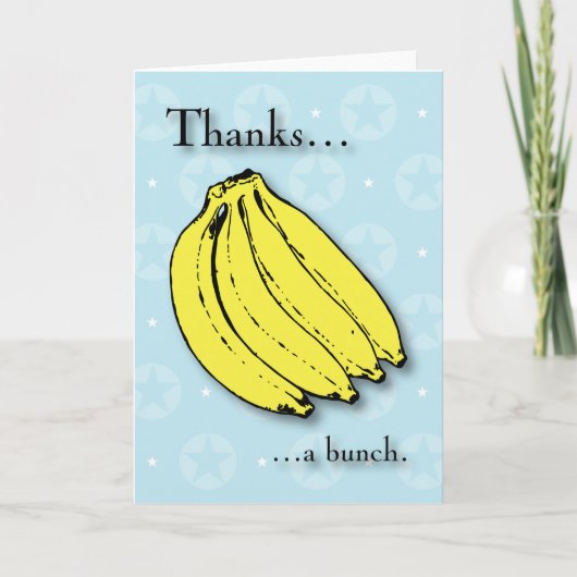 Bedankt… een bos. Dank u kaarden Bedankkaart (Voorkant)