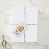 Bedankt een Brunch Gift Label met Bagels Cadeaulabel (Met Touw)