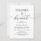 Bedankt een Brunch Kaart (Voorkant)