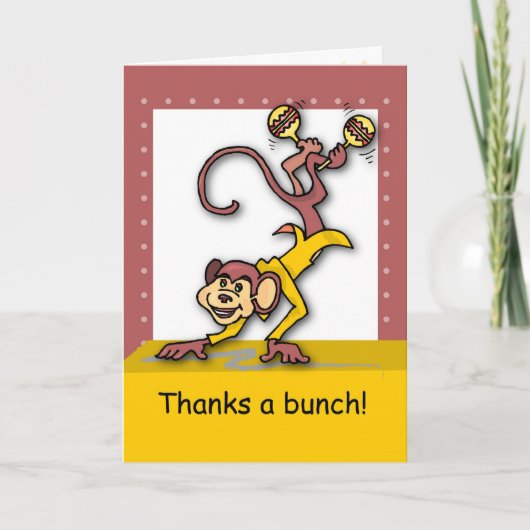 Bedankt een Bunch, aap (Voorkant)