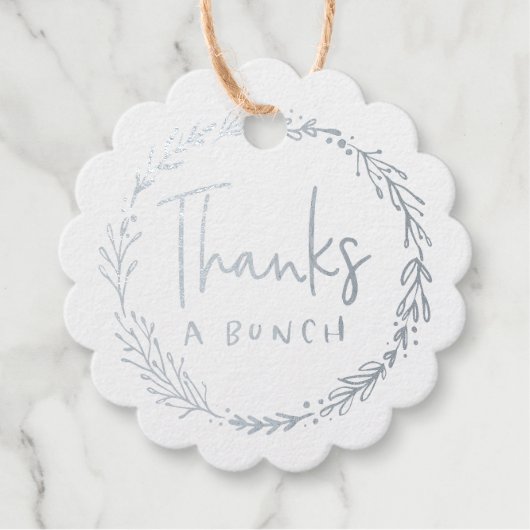 Bedankt een Bunch Gift Favor Tag (Voorkant)