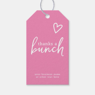 Bedankt Een Bunch Minimalistische Liefde Hart Cadeaulabel