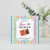 Bedankt een chocolade-lot voor alles wat je doet!  (Staand voorkant)