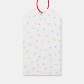 Bedankt een hele bos donut verjaardagsfeestje cadeaulabel (Achterkant)