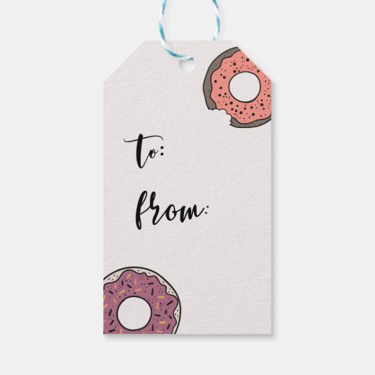 Bedankt een hele hoop dank je Label Cadeaulabel (Achterkant)