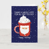 bedankt een hele laat voor alles wat je doet! pret kaart (Gele Bloem)