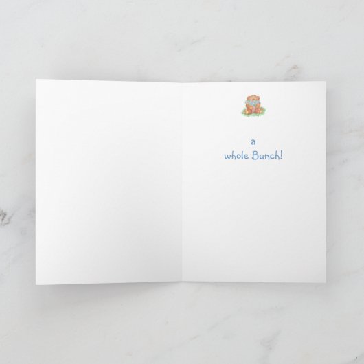 Bedankt een Humor, Teddy Bear Flowers (Binnen)