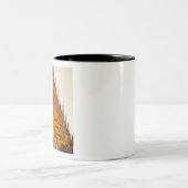 Bedankt een latte! tweekleurige koffiemok (Center)