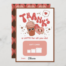 Bedankt een latte voor alles wat je doet! Cadeauho