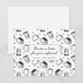 Bedankt een latte voor uw doorverwijzing naar zake (Voorkant / Achterkant)