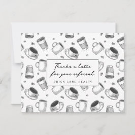 Bedankt een latte voor uw doorverwijzing naar zake