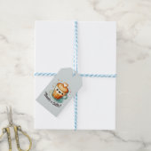 Bedankt een Latte woordspeling Cadeaulabel (Met Touw)