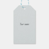 Bedankt een Latte woordspeling Cadeaulabel (Achterkant)