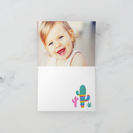 Bedankt een Llama Roze Verjaardagsfeestje Dank u (Binnen)