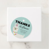 Bedankt Een Llama Verjaardagsfeestje Bedankjes Labels (In situ)