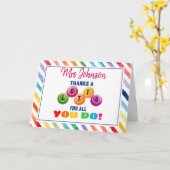 bedankt een Lotto voor alles wat je vrijwilligersw Kaart (Gele Bloem)