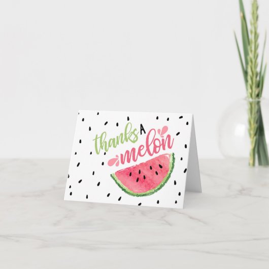 Bedankt een meloen bedankje (Voorkant)
