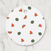 Bedankt een meloen Verjaardag Bedankjes Labels (Achterkant)