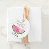 Bedankt een meloen Watermeloen Dank u Bedankjes Labels (In situ)