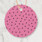 Bedankt een meloen Watermeloen Dank u Bedankjes Labels (Achterkant)