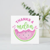 Bedankt Een Meloen Watermeloen Verjaardag Bedankt  (Staand voorkant)