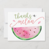 Bedankt een Melon Hartelijk dank (Voorkant)
