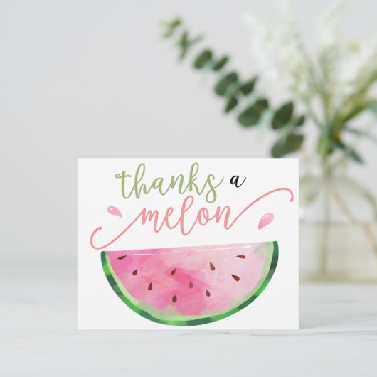 Bedankt een Melon Hartelijk dank (Staand voorkant)