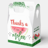 Bedankt een Melon Sweet Watermelon Birthday Dank j Bedankdoosjes (Geopend)