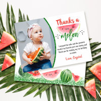 Bedankt een Melon Sweet Watermelon Birthday Foto