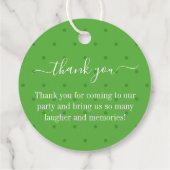 Bedankt een Melon Watermeloen Dank je Label (Achterkant)