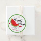 Bedankt een Melon Watermeloen Dank je Label (In situ)